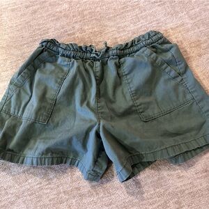 Gap Green Elastic Hem Shorts